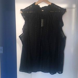 2X Reitmans Sheer Lace Top